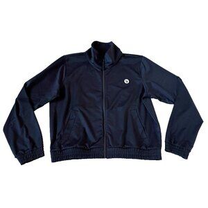 Vuori Womens L VW542 Black Jacket Logo High Neck Full Zip Athletic